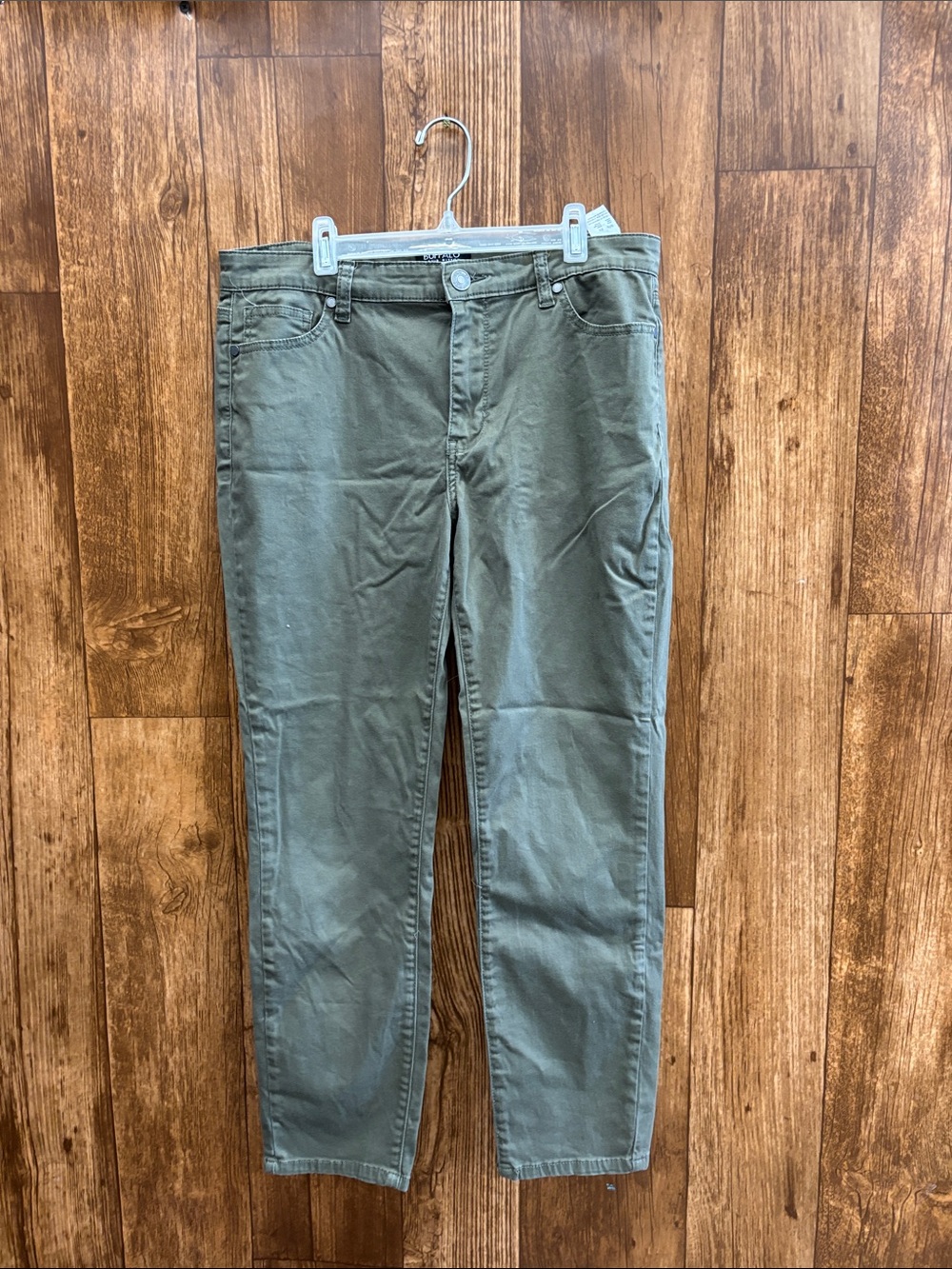 Buffalo David Bitton Olive Straight Khakis